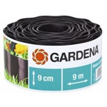 Садовый бордюр Gardena черный 9 см, длина 9 м 00530-20
