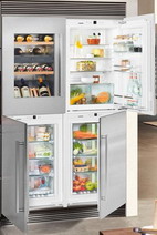Встраиваемый холодильник Side by Side Liebherr SBSWdf 64I5 (EWTdf 1653-20 + IKP 1660-60 + IGN 1664-20 + SIBP 1650-20)