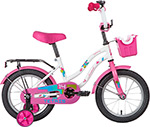 Велосипед Novatrack 14`` TETRIS розовый, тормоз нож, крылья цвет, багажник, корзина, полная защ.цепи