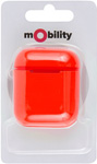 Силиконовый чехол mObility для зарядного кейса AirPods, красный