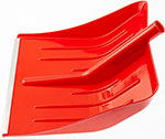  Лопата  Сибртех для уборки снега пластиковая, красная, 400х420 мм, без черенка 616175