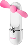 Беспроводной вентилятор Kitfort КТ-405-1 бело-розовый